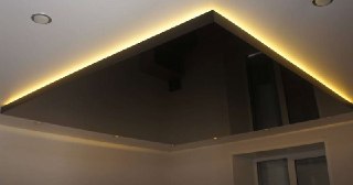 Натяжной потолок с подсветкой Арсеньев, цена от 2150 руб.